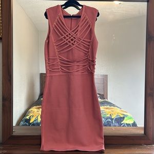 Mauve bandage dress size Large.